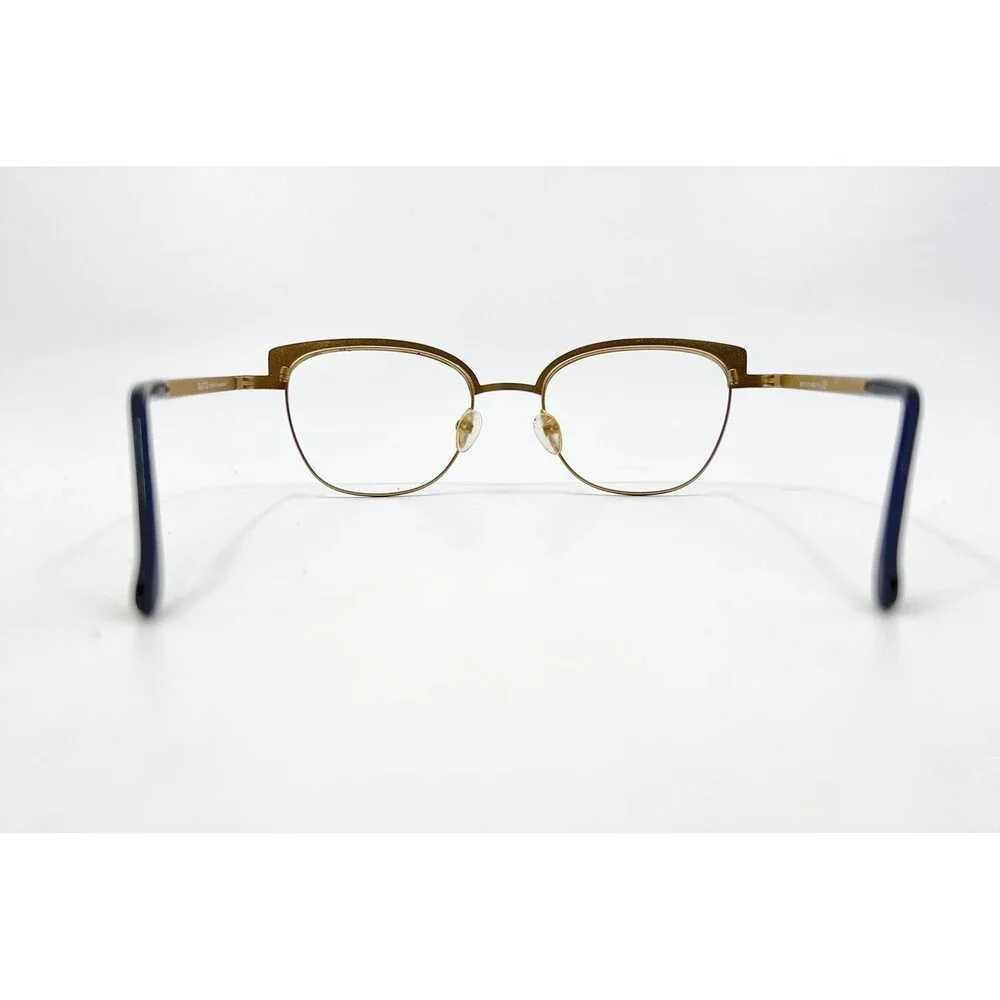 Dutz Eyewear DZ700 Frames Womens Gold Black Cat Eye 48-20-140